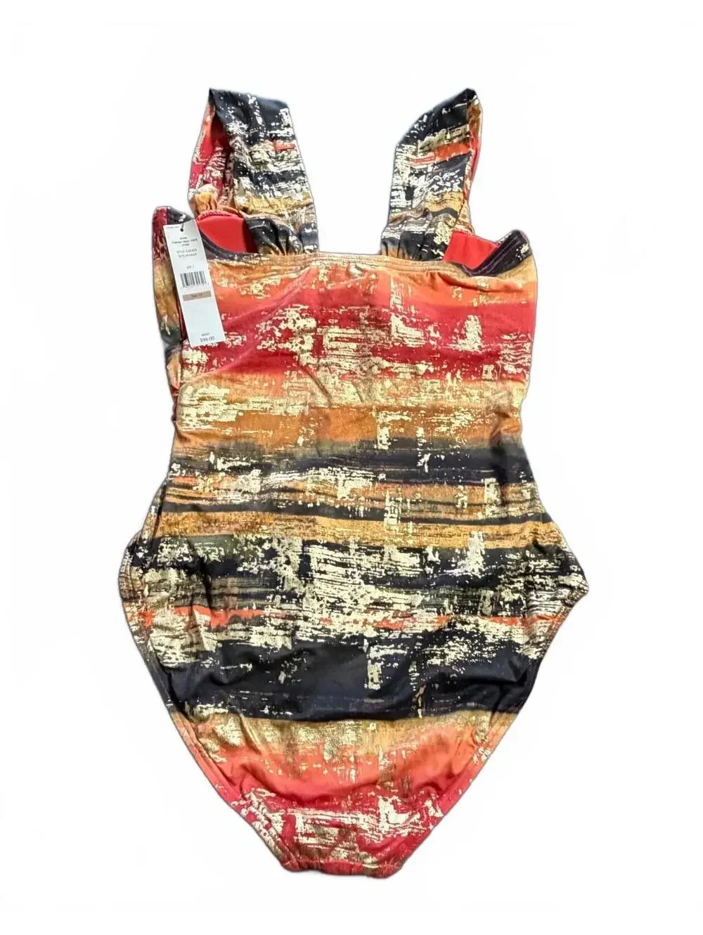 Carmen Marc Valvo vibrant ruched